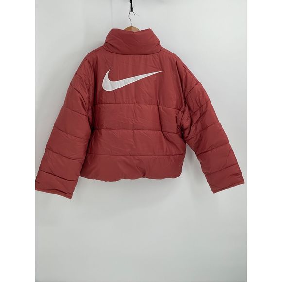 Nike Jacket Puffer Therma Repel Women's Size XXL Pink Reversible Loose Fit‎ New - Picture 1 of 13
